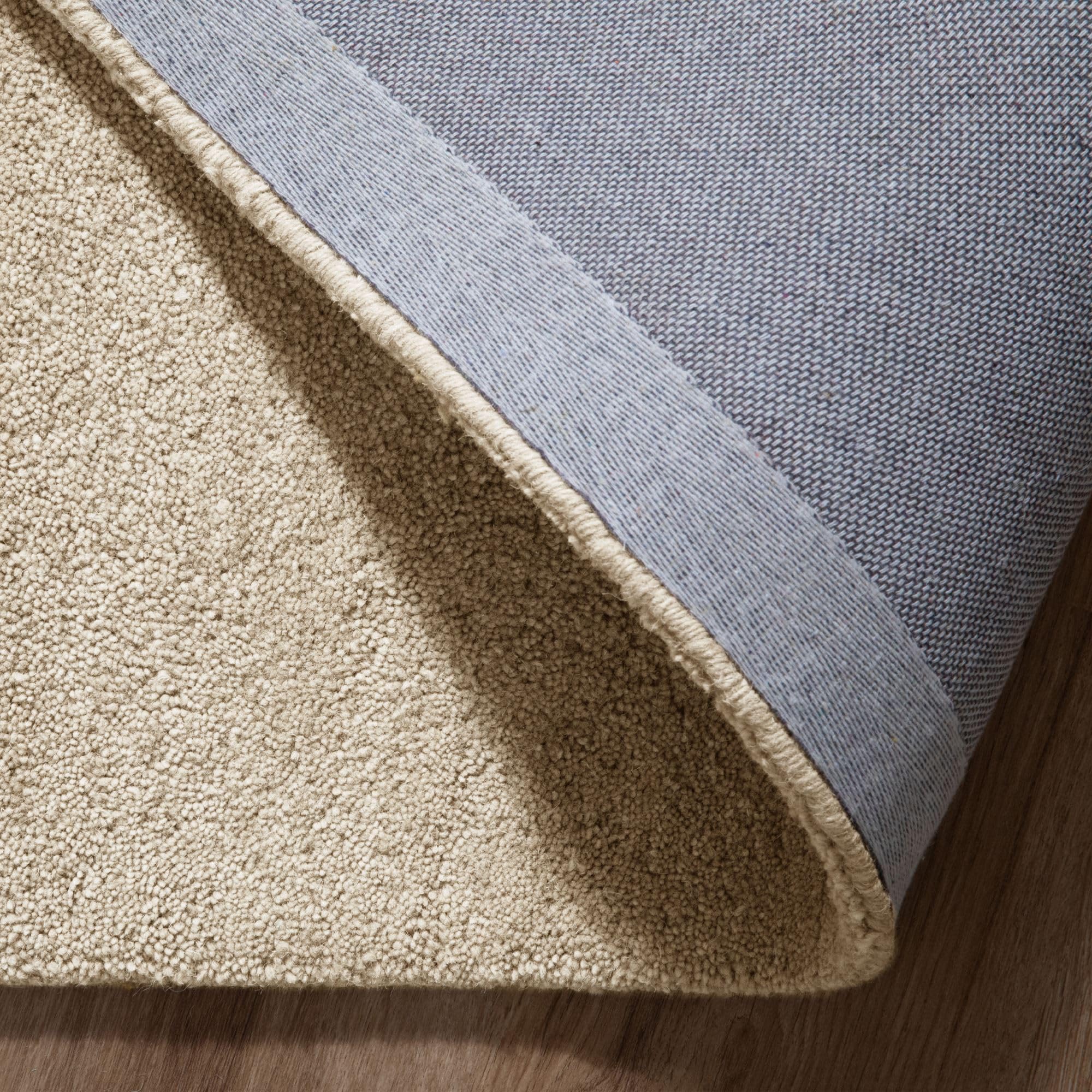 Steffensmeier Gabbeh Teppich Jaipur | 100% Schurwolle | Wohnzimmer | Schlafzimmer | Handtuft | Beige | 90x160 cm