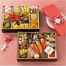 早期ご予約特典期間中【すし銚子丸】謹製おせち「初夢」全42品 二段重 19.5×25.5×13.0cm 約3人前 12/30お届け (01.単品)