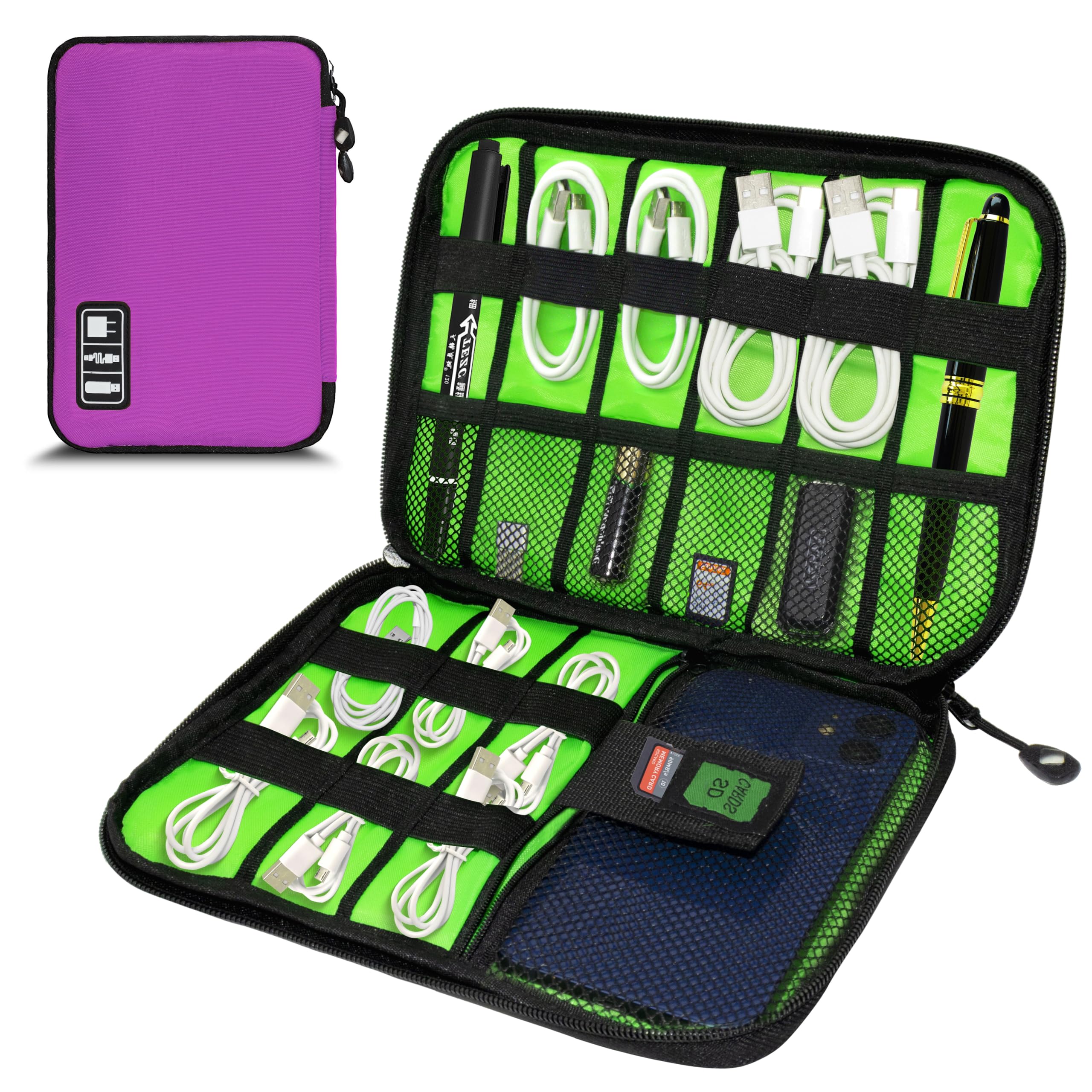 Electronics Organizer,Travel Cord Organizer Pouch,Cable Organizer Bags