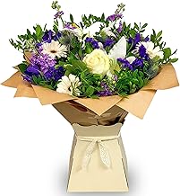 All Occasions Purple Wishes Flower Bouquet - Fresh Cut Flowers Delivered | Ideal for Birthdays, Anniversaries, and Thank You Gifts