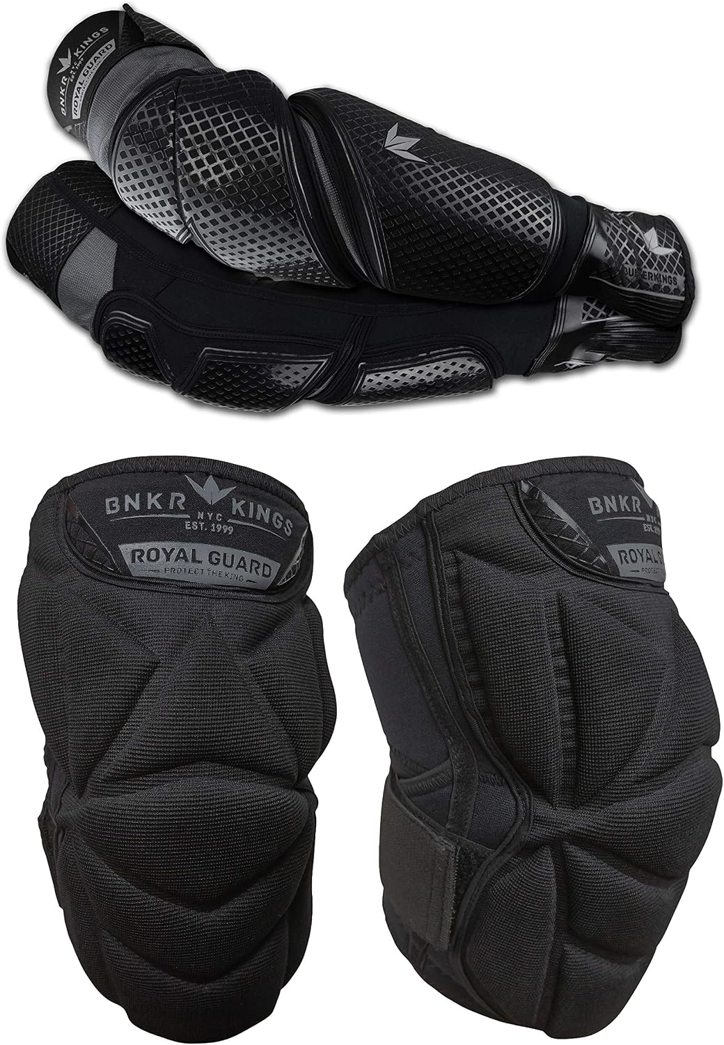 Bunkerkings V2 Royal Guard Elbow and Knee Pads Bundle