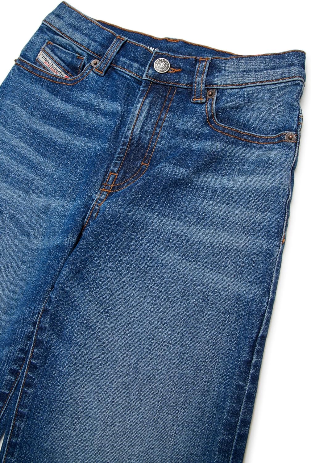 Diesel Girls' Medium Blue Regular Jeans - 2000