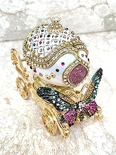 Luxury Faberge Egg Butterfly Faberge egg Musical Box HANDMADE Russian Eggs Faberge Ornaments Silk Interior Fabergé egg Gold PURE GOLD VERMEIL Diamond HANDSET Birthday Grad Christmas gift for women