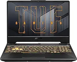 ASUS TUF Gaming Laptop para jogos A15, tela FHD de 15,6 polegadas 16:9 144 Hz, processador AMD Ryzen 5 7535HS, NVIDIA GeForce RTX 3050, 16GB DDR5, SSD PCIe Gen 4.0 de 512 GB, Wi-Fi 6, Windows 11 Home
