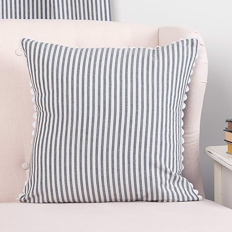 ticking stripe throw pillows