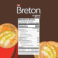 Vista 2 de Galletas saladas originales Breton 7 onzas (paquete de 3)