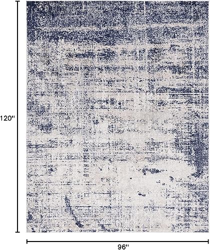 Miniatura 89 de SAFAVIEH Adirondack Collection Tapete de área XL, 12 x 15 pies, color crema y dorado, diseño abstracto moderno, no desprende pelusa y de fácil