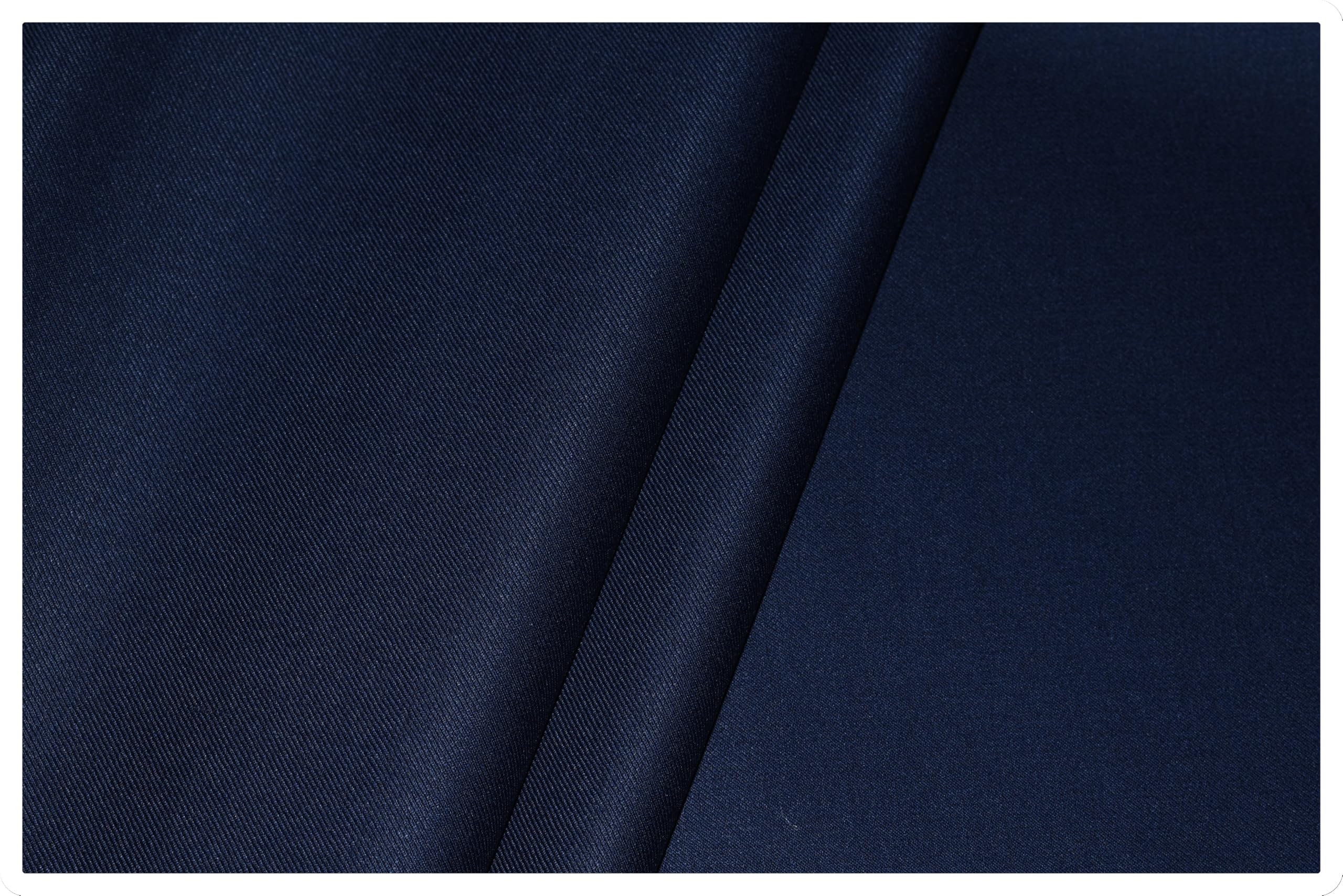 Men's Super 120's Merino Wool Plain Unstitched Trouser Fabric (EV21A4)-image-22