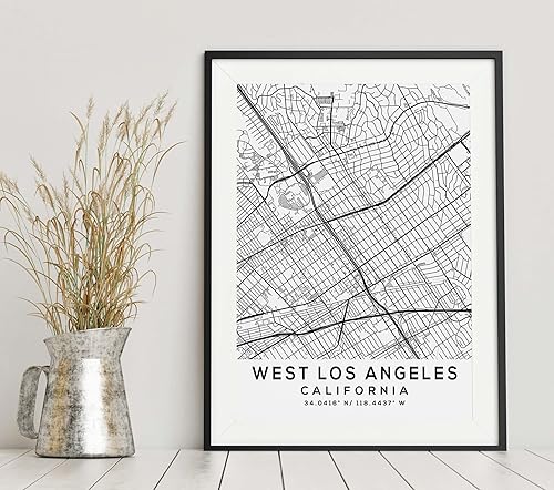 Miniatura 6 de Mapa de West Los Angeles, California, Light 2 (36x48)