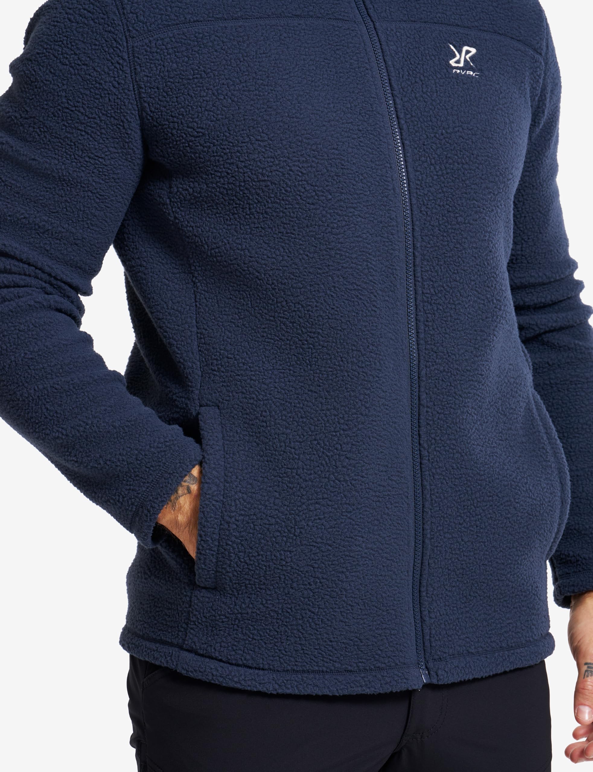 RevolutionRace Moss Pile Fleece pour Homme, Polaire á Poils Doux d'extérieur Parfaite pour la Randonnée et les Activités de Plein Air