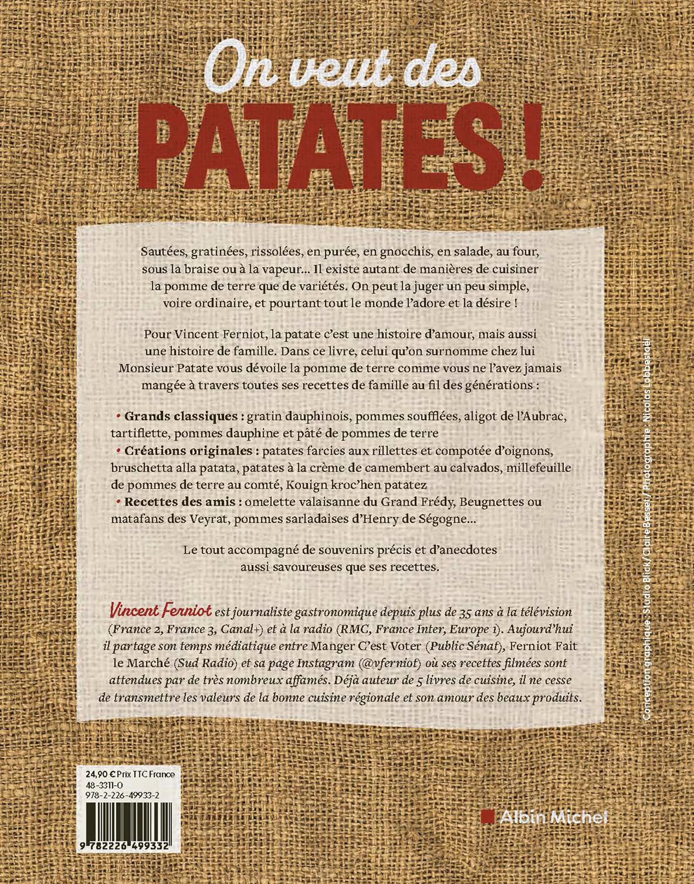 On veut des patates !: Mes recettes de famille cuisinées de générations en générations