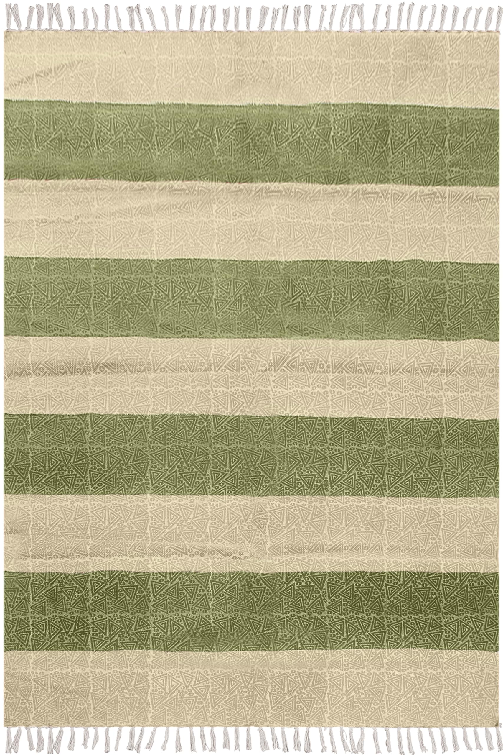 Tapis tissage plat Kilim en coton de 61x300 cm, une pièce durable pour sublimer votre chambre