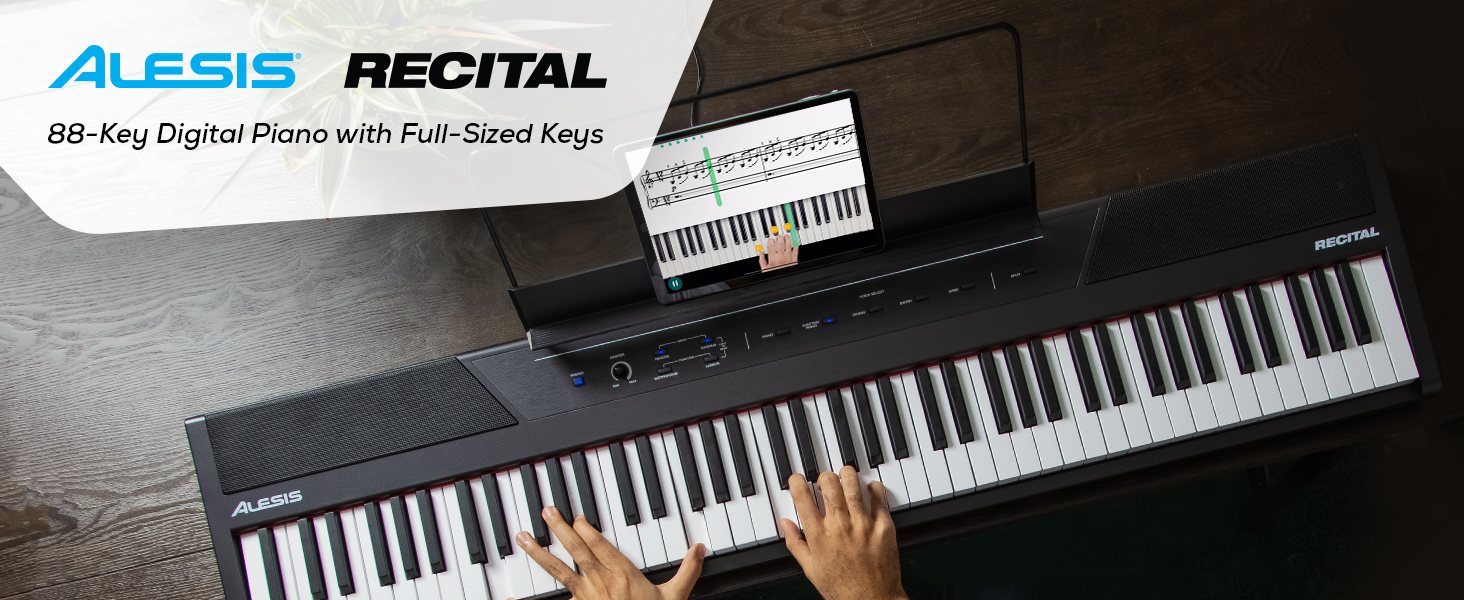 Amazon.com: Alesis Recital - 88 Key Digital Piano Keyboard with