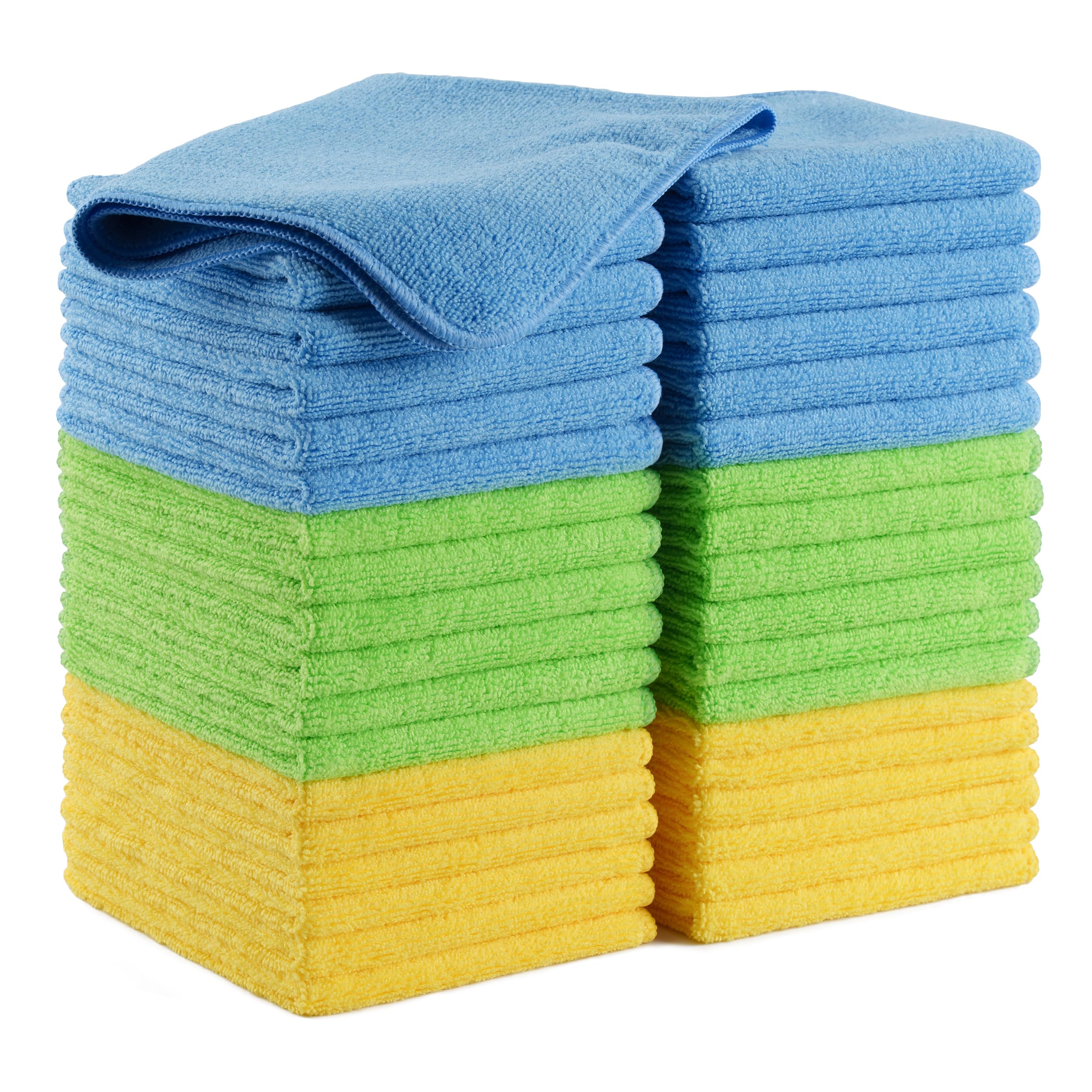 Amazon.com: POLYTE Microfiber Cleaning Cloth, 12 x 16 in, Blue