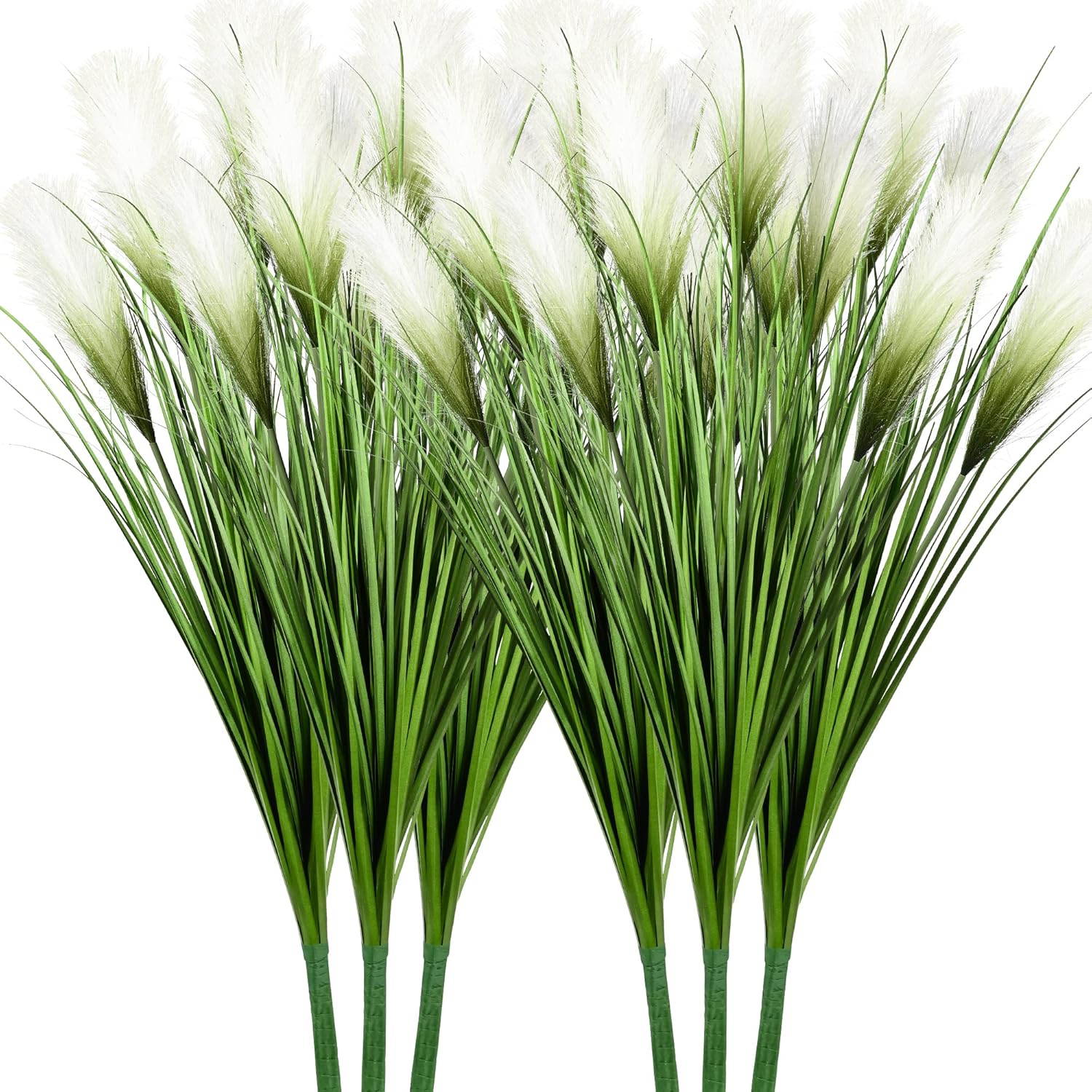 Vlorart 33" Artificial Plants 6 Pack Onion Tall Grass