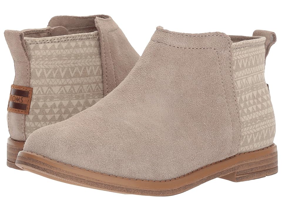 

TOMS Kids Deia (Little Kid/Big Kid) (Desert Taupe Suede/Mud Hut) Girl's Shoes, Beige