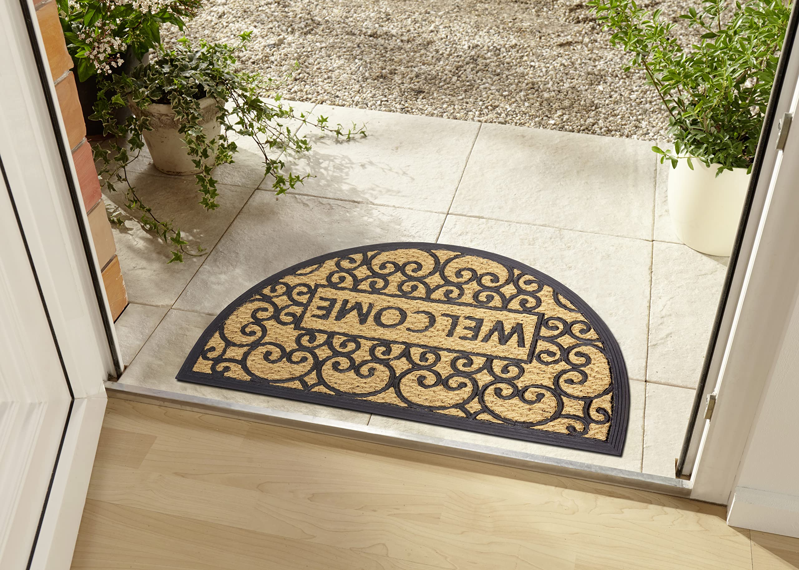 Hanse Home Kokosmat voor binnen, vuilvangmat, naturel