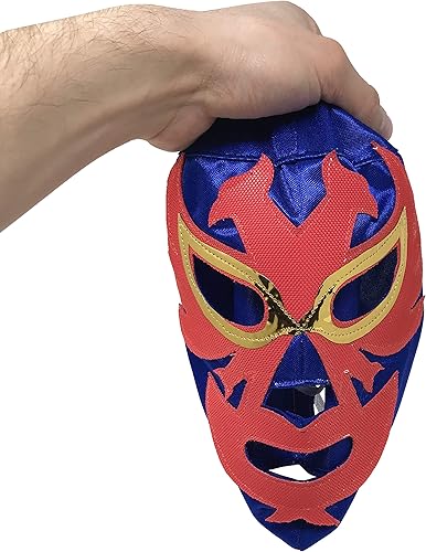 Miniatura 6 de Paquete de 5 Máscaras de Luchador Máscaras de lucha libre mexicanas surtidas Excelente disfraz para fiesta mexicana Máscara de Lucha Libre de