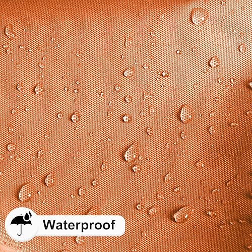 Miniatura 2 de OutdoorLines Funda de cojín de repuesto impermeable para asiento de patio, antideslizante, para jardín y patio trasero (juego de 4, 24 x 24 x 4