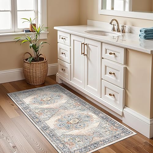 Miniatura 7 de Alfombra Pasillo Lavable 2x10 - Alfombra de Pasillo Alfombras y Tapetes de Cocina Antideslizante Lavable Impermeable Alfombra Pasillo para Sala