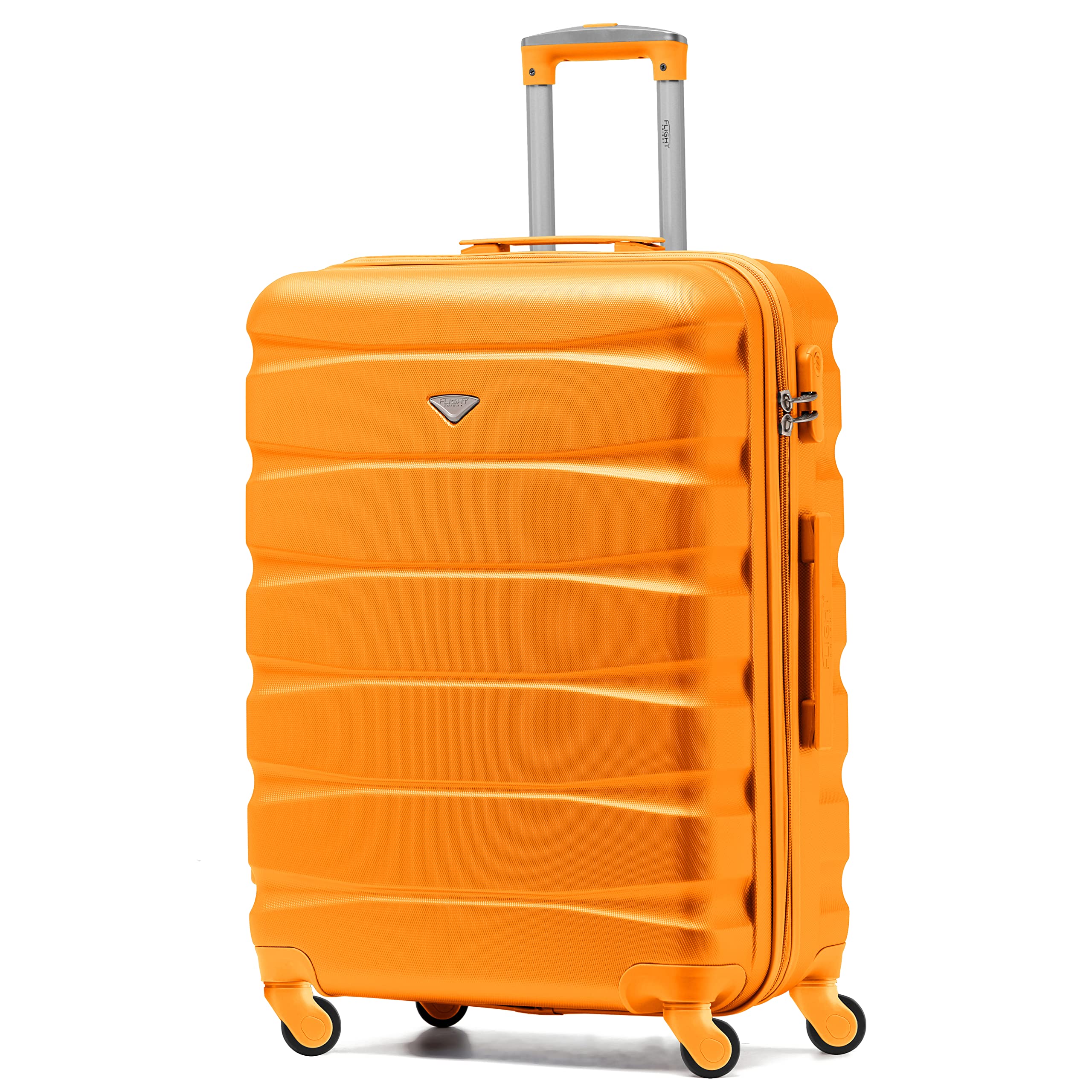 Flight Knight Lightweight 4 Wheel ABS Hard Case Medium Suitcase Approved for Over 100 Airlines Including easyJet, British Airways, Ryanair, Jet2, Emirates & Many More - Check-in Medium Size 25" — view 234