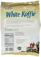 Vista 2 de LUWAK Koffie White Low Acid (3 en 1) Café instantáneo de 13.5 onzas, paquete de 20 sobres
