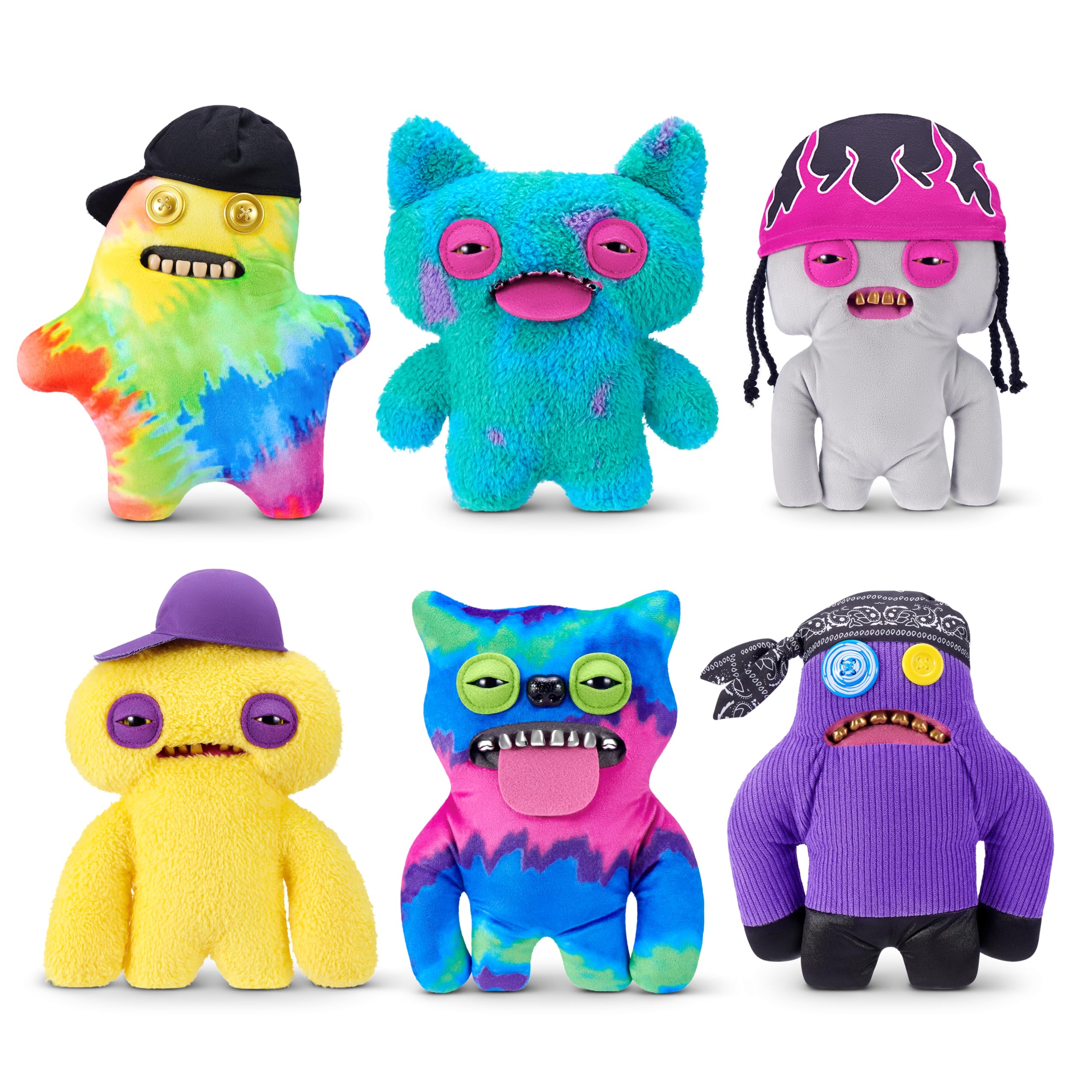 Fuggler Fugg Life 9-Inch Plush Toy (Squidge) by ZURU, Funny Ugly Monster Stuffed Animal with Human-Like Teeth - Image 2