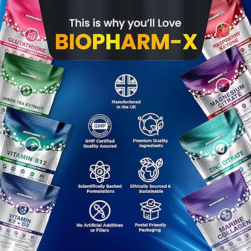 Miniatura 3 de BioPharmX Ginkgo Biloba 7000 mg y ginseng 600 mg (120 tabletas veganas) Vitamina B3 y vitamina B5 añadidos Suplemento de apoyo prémium para el