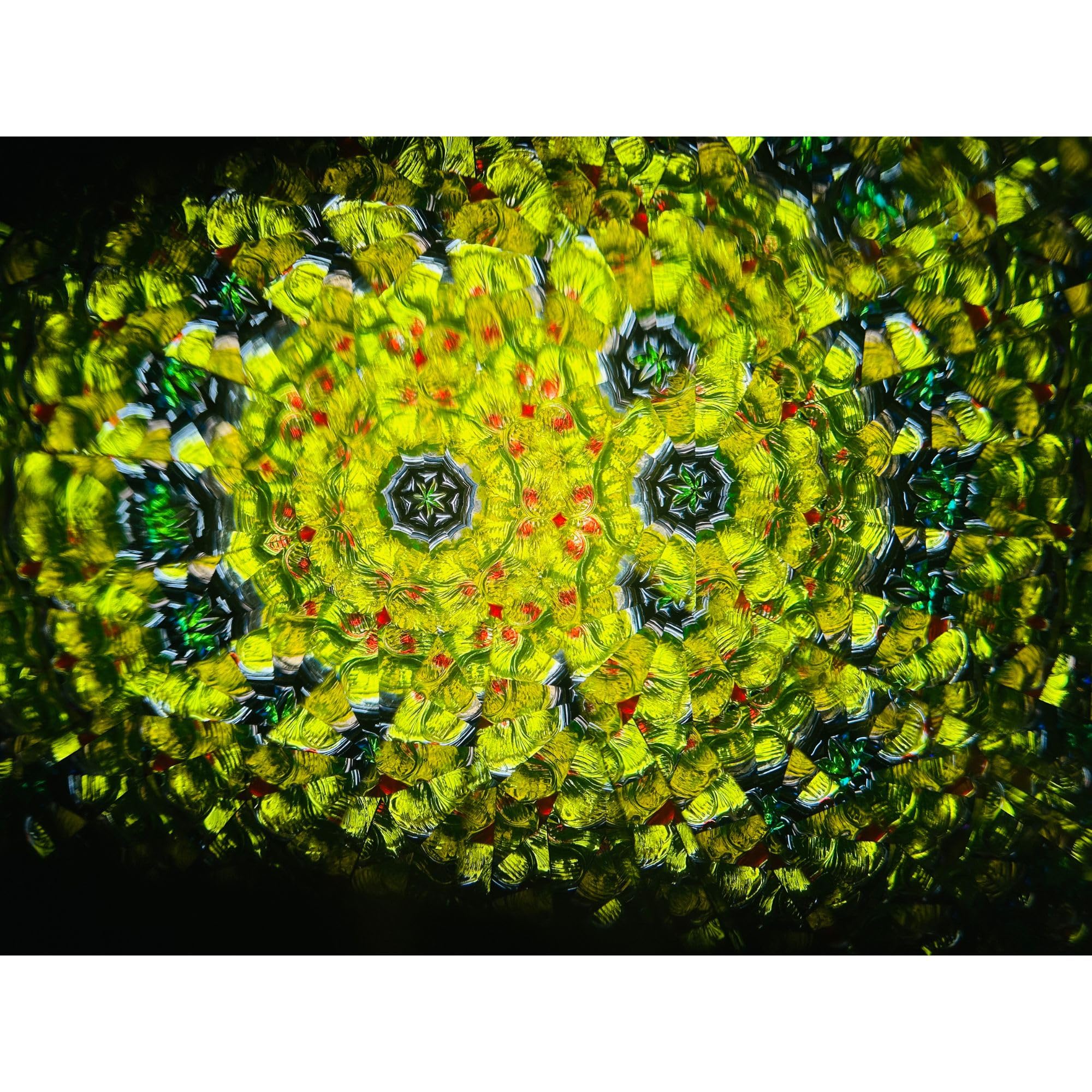 YVCrafts Handmade Brass Kaleidoscope with Interchangeable Wheel & Brass Display Stand Sentimental Gift for Special Occasions - Image 4