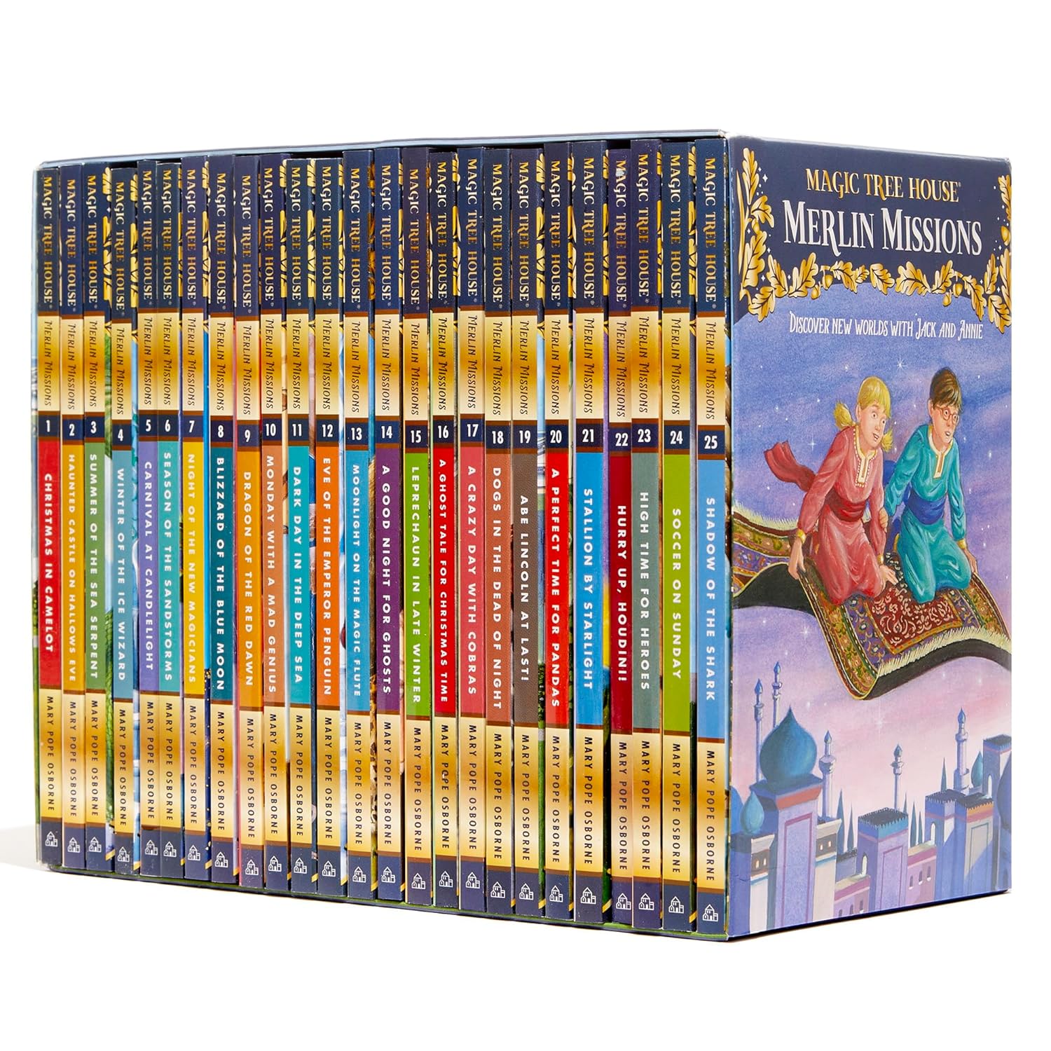 Magic Tree House Merlin Missions Books 1-25 Boxed Set      Paperback – September 12, 2017