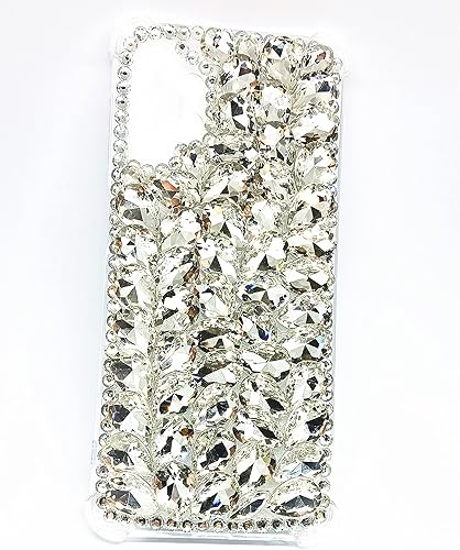 Miniatura 3 de Funda para Samsung Galaxy A32 5G, 3D hecha a mano con piedras brillantes, impresionantes piedras de cristal con purpurina para Samsung Galaxy A32 5G