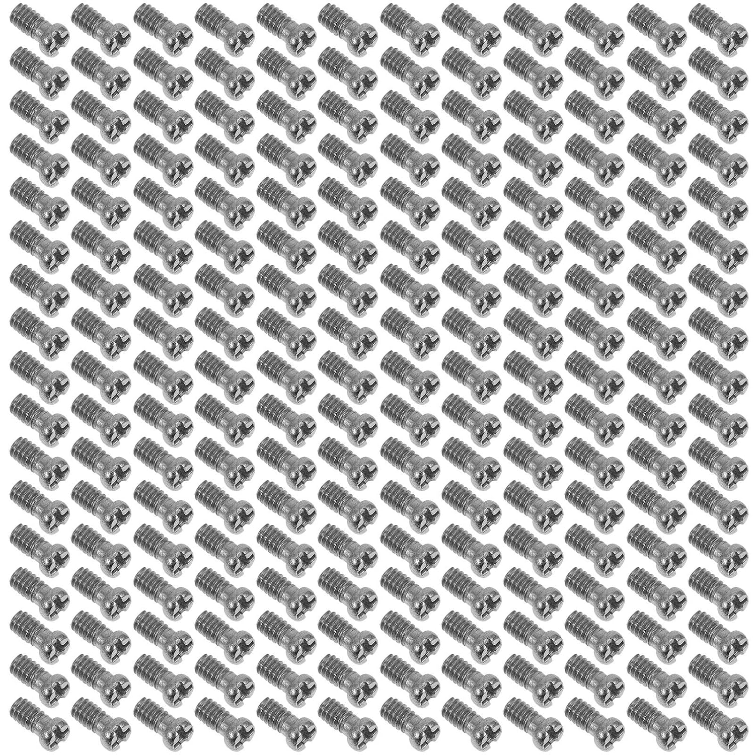 10000pcs Stainless Steel Eyeglass Repair Screws Kit for Rimless Glasses and Eye Glasses, Lightweight Multifunctional Design, M1.4x2.6 Size, for Sunglasses Screws Replacement