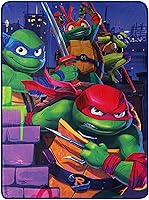 Vista 10 de Northwest Manta Micro Raschel Teenage Mutant Ninja Turtles, 46 x 60 pulgadas, Cowabunga Dudes