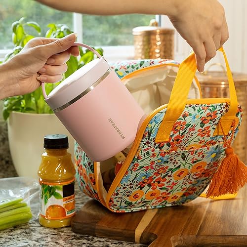 Miniatura 5 de Hydrapeak Termo de acero inoxidable de 25 onzas con aislamiento al vacío, termo para alimentos calientes y alimentos fríos, boca ancha a prueba de