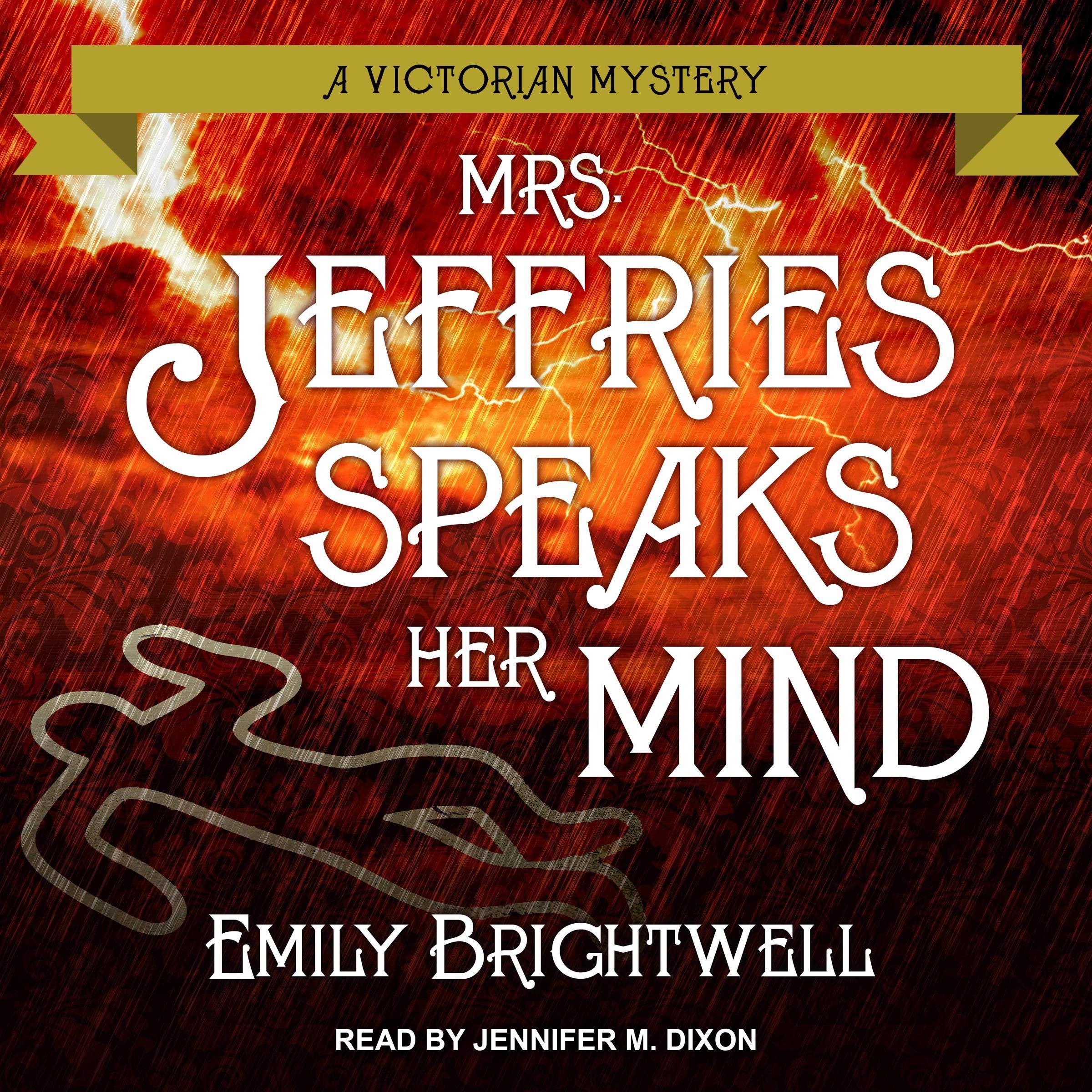 Cover art for Mrs. Jeffries Speaks Her Mind