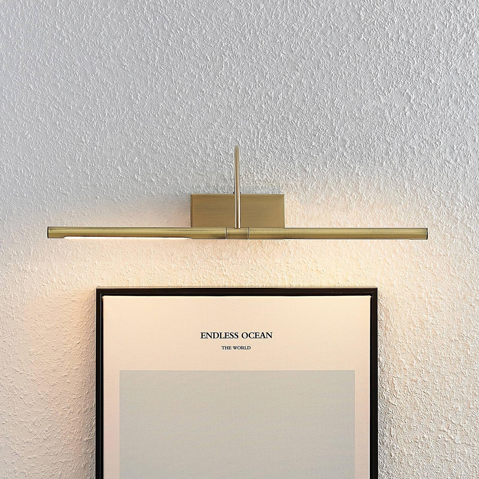 Lucande LED Lámpara de pared Fehmke en Bronce hecho Aluminio e.o. para Salón & Comedor (2 llamas, lámpara cuadros, aplique