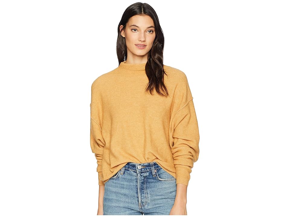 

Free People Break Away Pullover (Sand) Women's Long Sleeve Pullover, Beige