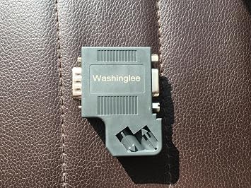 Profibus DP Bus Connector for Siemens 6ES7972-0BB41-0XA0 Replacement, 35 Degree, with Programming Port, Black.