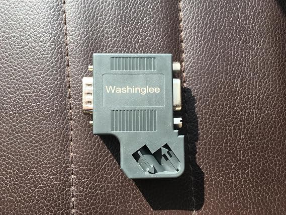 Profibus DP Bus Connector for Siemens 6ES7972-0BB41-0XA0 Replacement, 35 Degree, with Programming Port, Black.