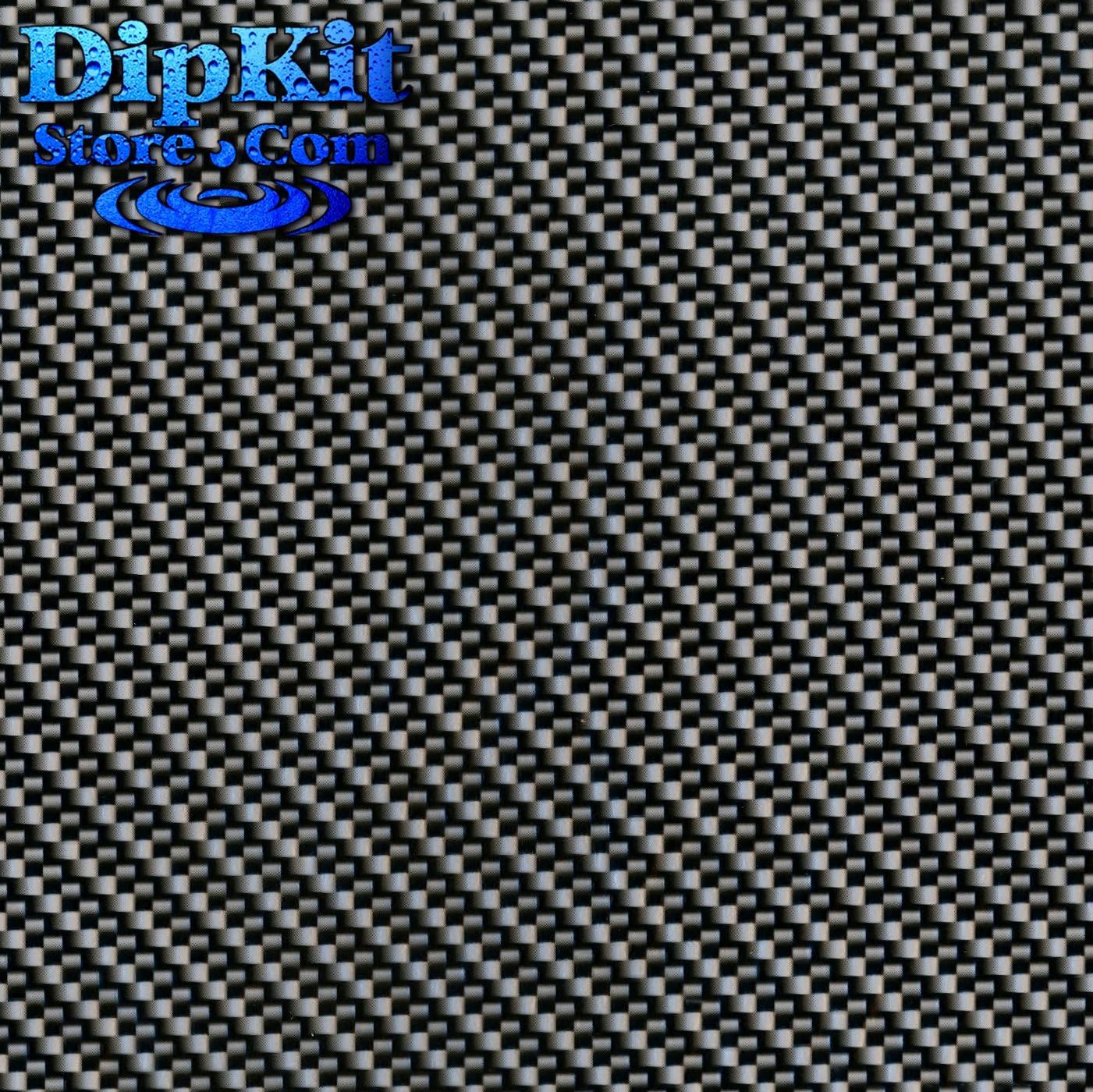 Hydrographics Dip Kit Store - DipKitStore - Water Transfer Printing – CF-012 - Large Black & Silver Carbon Fiber (Entry Level)
