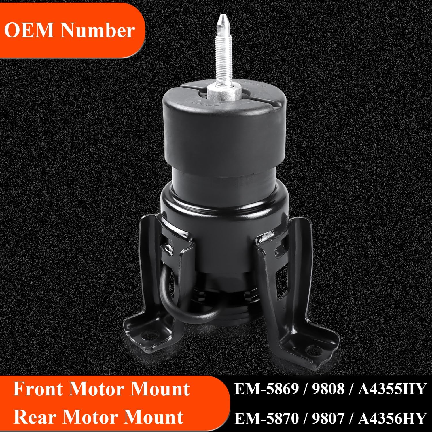 5Pcs Engine Motor Transmission Mount Set Fit for 2009-2014 Nissan Maxima 3.5L, 2007-2012 Altima 3.5L Auto CVT Trans Auto Motor Mount Replace# A7363 A7361 A4355HY A4365HY A4356HY