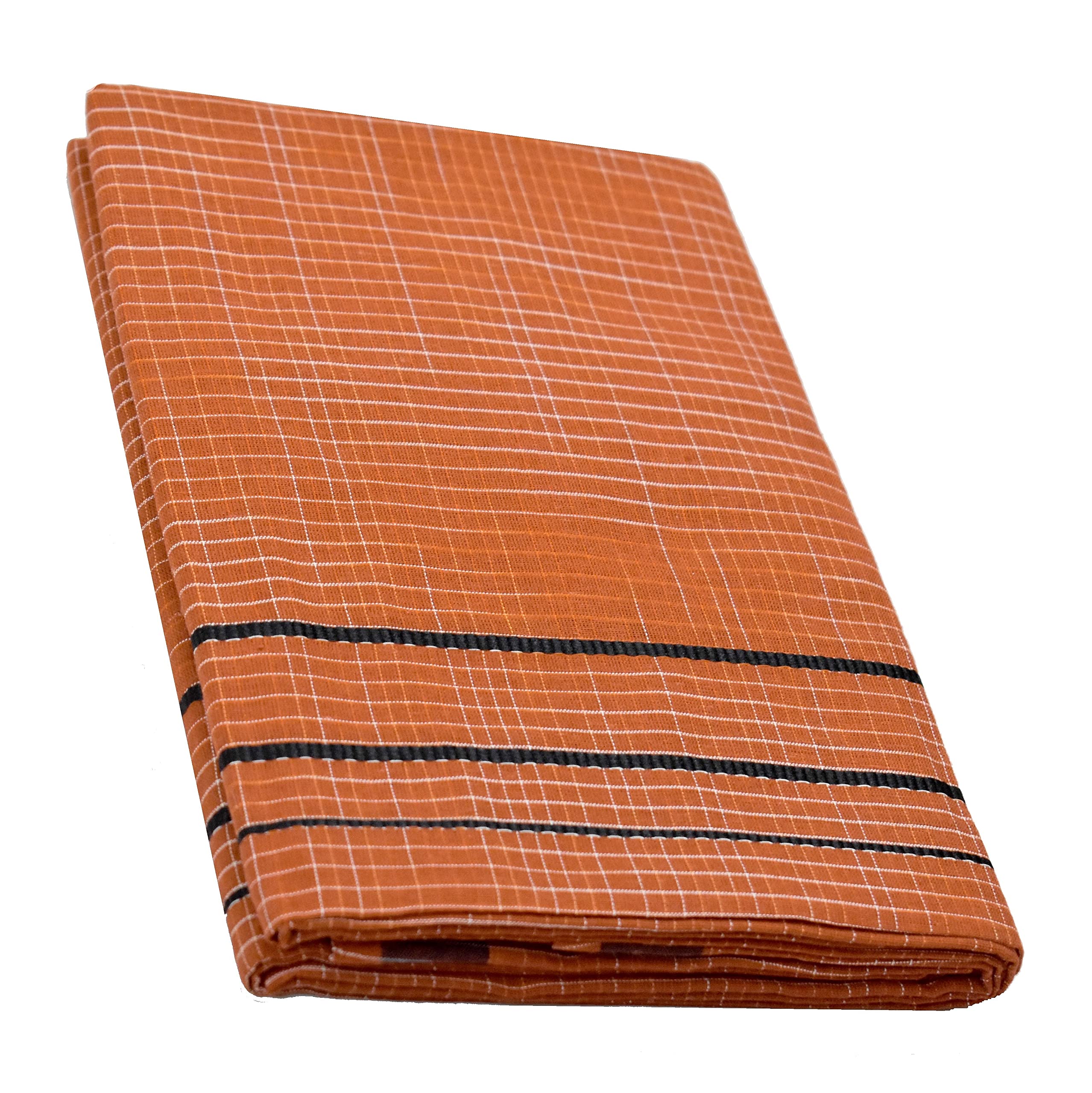 Men's Cotton Puli Design Dhoti/Lungi/Length- 2.0mtr-image-2