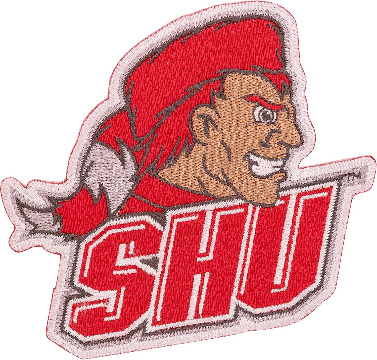 Desert Cactus Sacred Heart University Patch – Embroidered Iron On/Sew On Applique for Blazers, Jackets, Backpacks, Bags, Hats & Tactical Gear – Sacred Heart Pioneers (Patch - Design A) (Pack of 2)