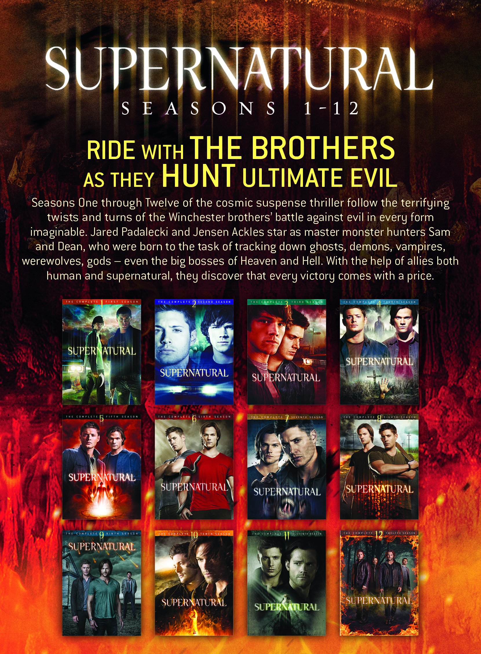Supernatural S1-12 [Edizione: Regno Unito]