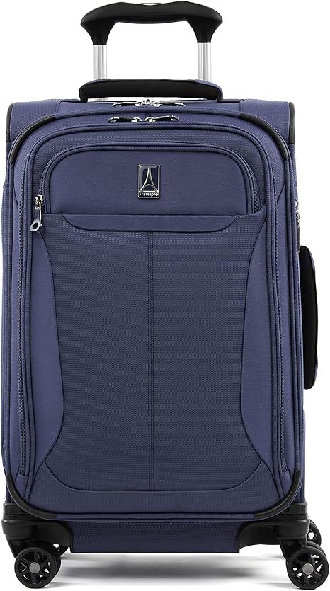 review Travelpro Tourlite Softside Expandable Luggage with 4 Spinner Wheels, Lightweight Suitcase, Men and Women, Blue, Carry-on 21-Inch