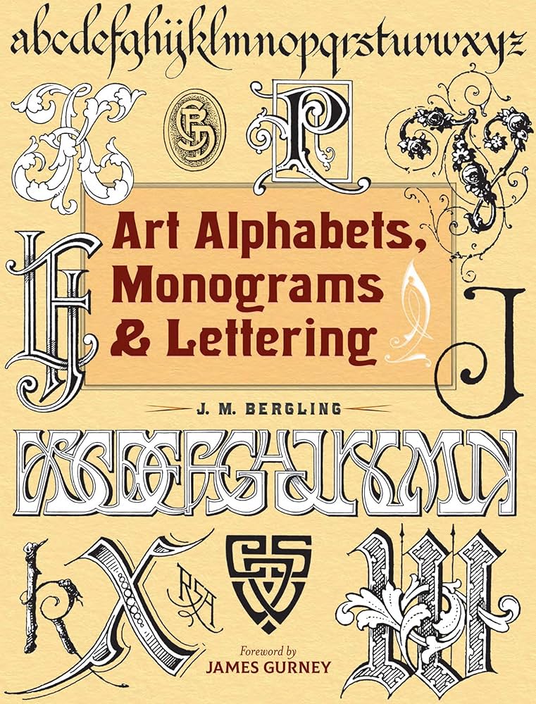 Art Alphabets, Monograms, and Lettering (Lettering