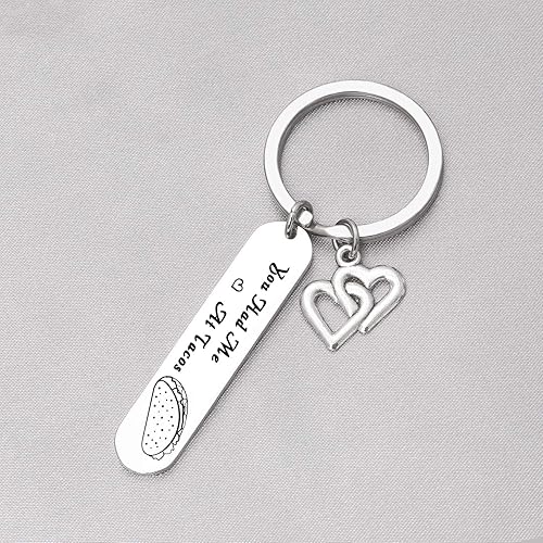 Miniatura 6 de De&ai Llavero para entusiastas de los tacos, joyería para amantes de los tacos, regalo para adictos a los tacos