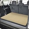 FH Group Deluxe Faux Leather Diamond Pattern Cargo Liner 32 INCHES - Universal Fir for Cars, Trucks, SUVs Beige F16501