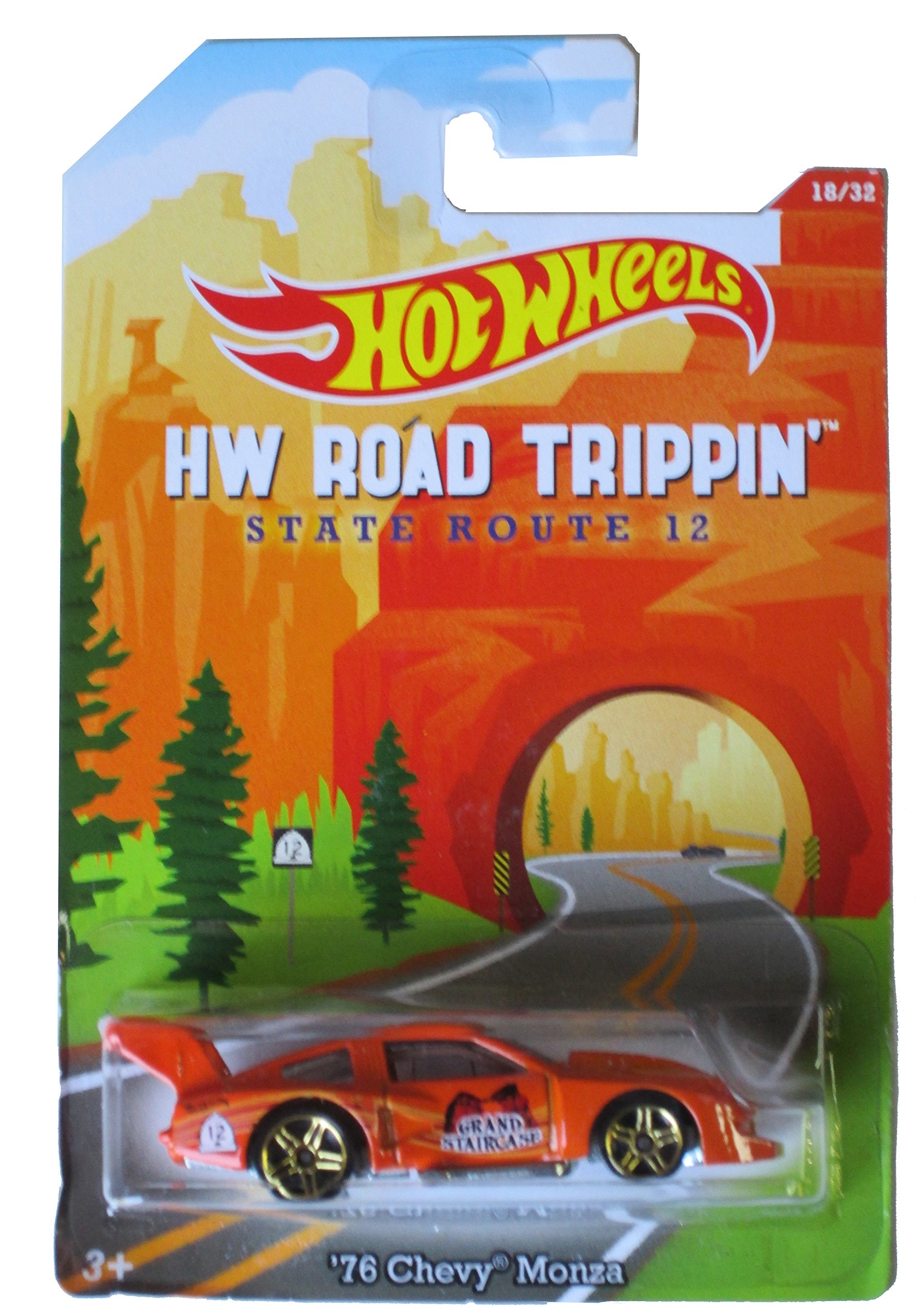 Hot Wheels Hw Road Trippin' State Route 12 '76 Chevy Monza 18/32