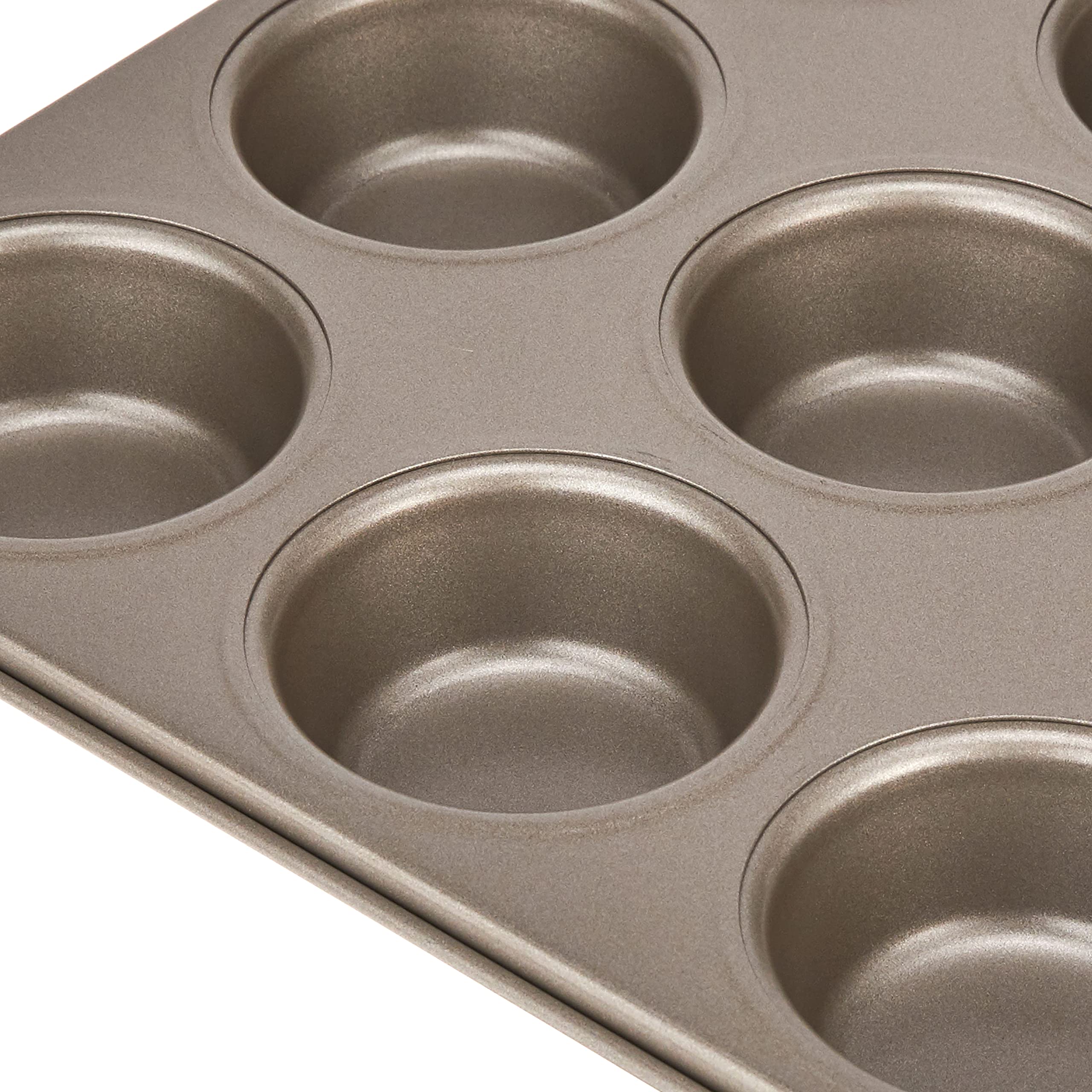 Cuisinart AMB-12MPCH Chef's Classic - Molde antiadherente para magdalenas (12 tazas), color champán
